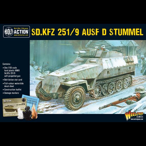 402012005 Sd Kdz 251 9 Ausf D Stummel Half Track Box Front