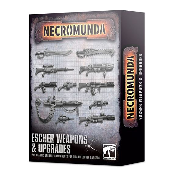 Https Trade.Games Workshop.Com Assets 2021 05 TR 300 74 99120599026 Necromunda Escher Weapons And Upgrades