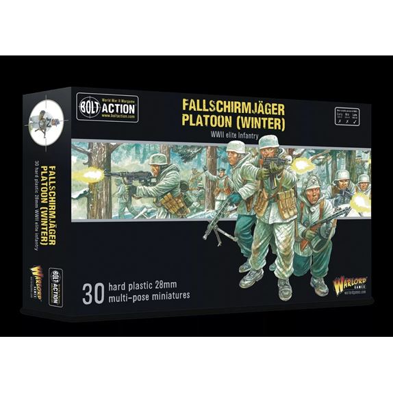 Fallschirmjager Platoon Winter Plastic