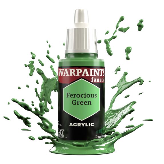 WP3054 Ferocious Green Acrylics 2 Copy