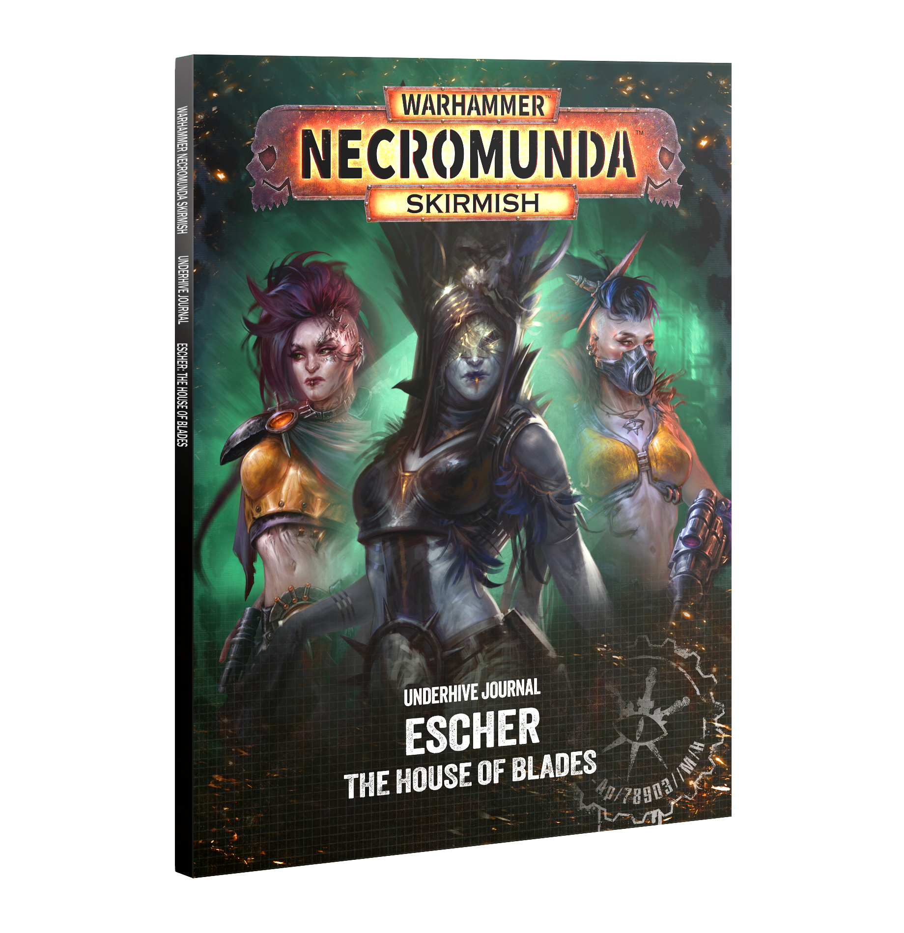 Https Trade.Games Workshop.Com Assets 2026 09 60040599052 Necromundaunderhivejournalescherhouseofblades1