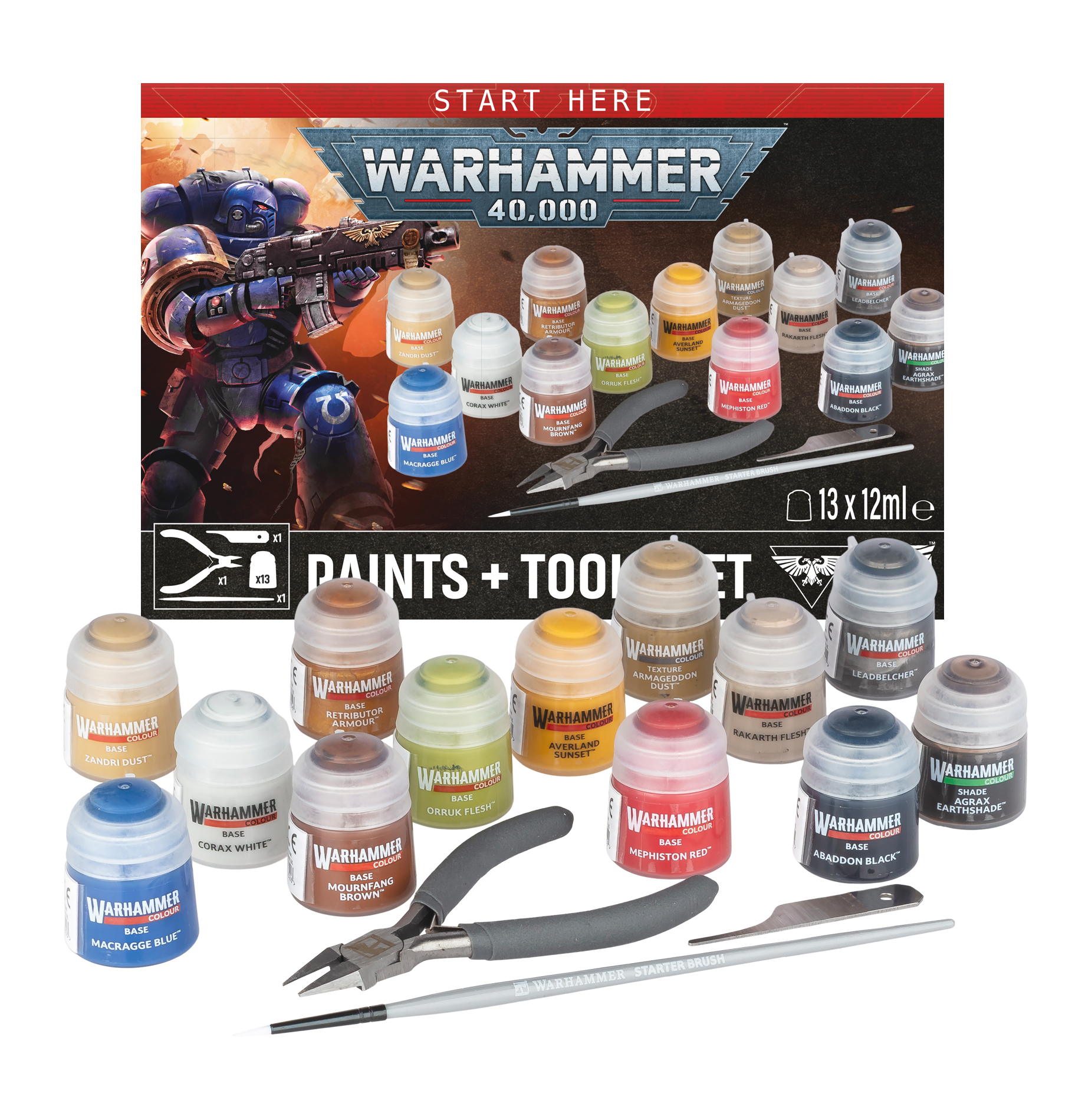 Https Trade.Games Workshop.Com Assets 2026 07 BSF 52170199002 60 12 Warhammer 40000 Paints Plus Tools ENG SPA PORT LATV ROM