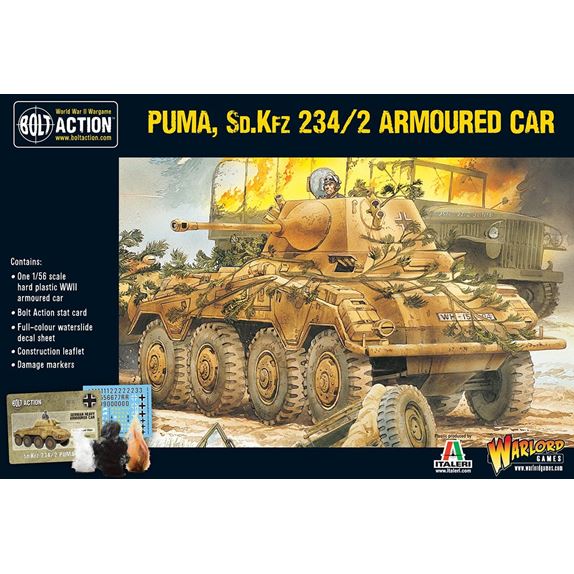 402012009 Puma Sd.Kfz 234 2 Armoured Car Box Front RGB 1200X805.72Dpi