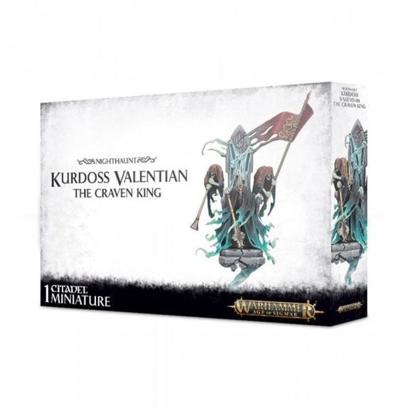 Games Workshop Warhammer Age Of Sigmar Nighthaunt Kurdoss Valentian The Craven King P166887 201824 Image